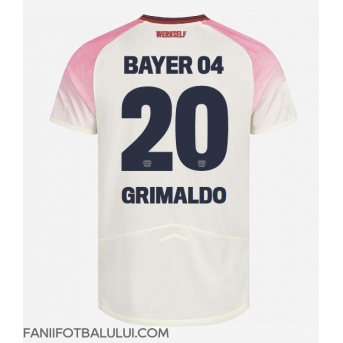 Bayer Leverkusen Alejandro Grimaldo #20 Tricou Fotbal Replică 2025-26 Barbati Deplasare